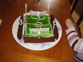 G�teau terrain de foot