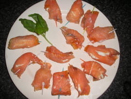 Rouleaux de saumon