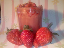 Caramel au beurre sal� aux fraises