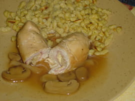 Escalopes de poulet aux asperges