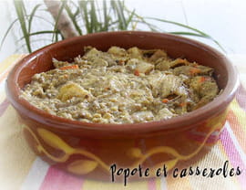 Cr�meux de surimi aux asperges blanches