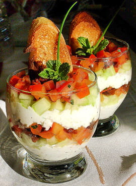 Verrine fra�cheur � la brousse