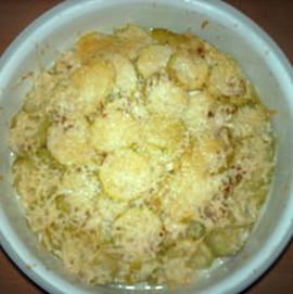 Gratin de courgettes express