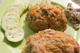Petits pains vapeur carottes-noisettes