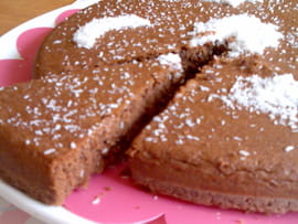 Moelleux au chocolat et noix de coco