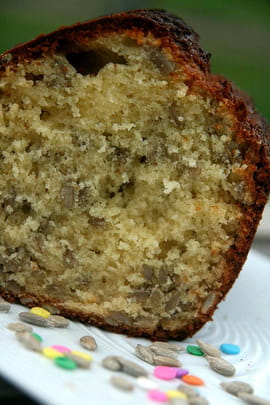 Cake au sirop de noisettes et graines de tournesol