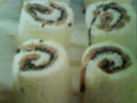 Pain au saumon fum� et au oeufs de lump