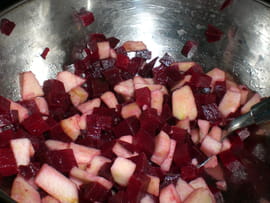 Salade pomme-betterave