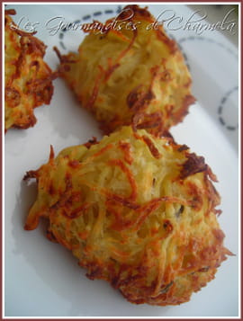 Galettes de pommes de terre et parmesan