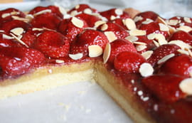 Tarte fraise-amande