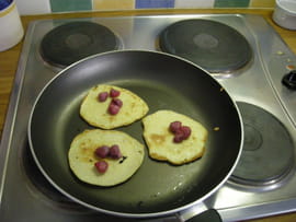 Pancakes aux framboises