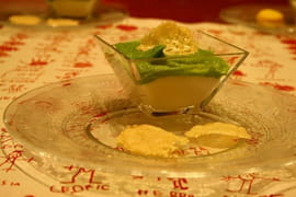 Cr�me de chou-fleur et de brocoli et ses tuiles