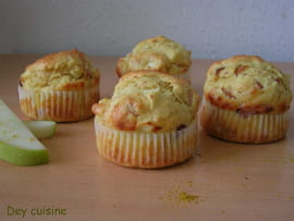 Muffins � l indienne : poulet, curry et pomme