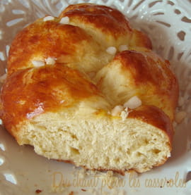 Brioche tress�e au sucre (sur poolish)