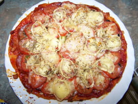 Pizza au ch�vre