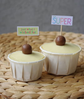 Cupcakes au pralin et Maltesers