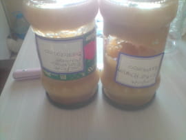 Compote pomme-banane-poire