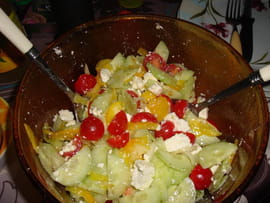Salade grecque � ma sauce !