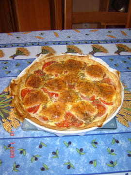 tarte tomate poivron mozzarella