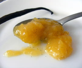 Confiture de p�ches � la vanille