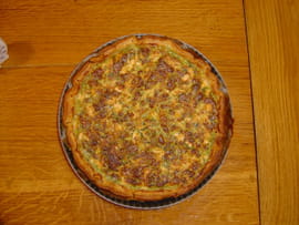 Quiche saumon-oseille