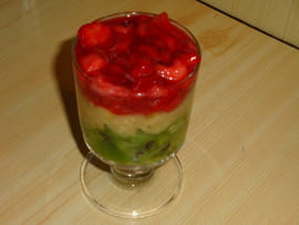 Marbr� fraise-banane-kiwi