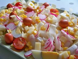 Salade m�li-m�lo aux endives