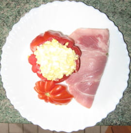 Tomate coeur de boeuf farcie