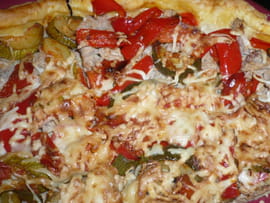 Tarte thon et l�gumes du soleil