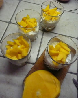 Verrine fra�cheur de mangue