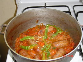 Rougail saucisses (Ile de la R�union)
