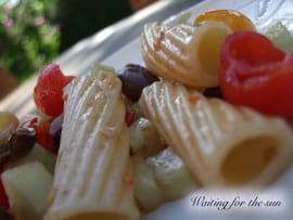 Salade de p�tes aux olives de Nice