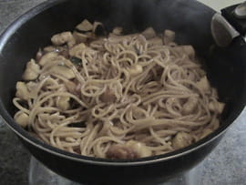 Spaghetti aux courgettes