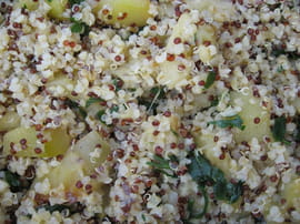 Courgettes au quinoa