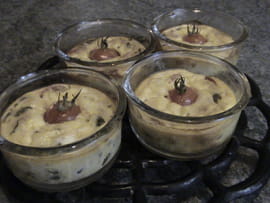 Mini quiches v�g�tariennes aux graines de s�same