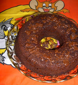 G�teau au chocolat et amandes