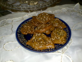 Chebbakia  (g�teau marocain sp�cial ramadan)