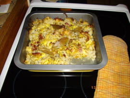 Gratin de chou-fleur au Saint-Marcellin