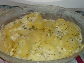 Gratin dauphinois l�ger et rapide