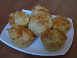 Muffins au gouda et au cumin