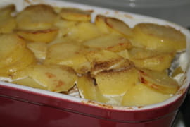 Gratin de pommes de terre au hareng fum�