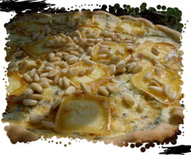 Quiche courgette & ch�vre frais 