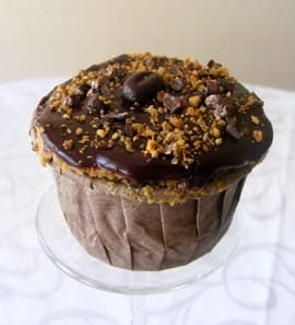 Cupcakes au chocolat, pralin et café Cupcakes au chocolat, pralin et café