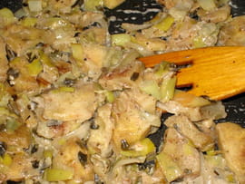 Fondue de poireaux au thon