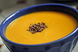 Velout� fenouil-carottes au cumin