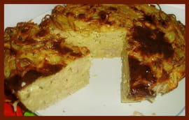 g�teau de spaghettis au thon