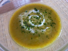 Soupe aux l�gumes du jardin