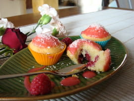 Cupcakes � la framboise