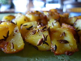 Pommes de terre saut�es au carvi (cumin)