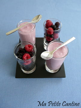 Fromage blanc aux fruit rouges